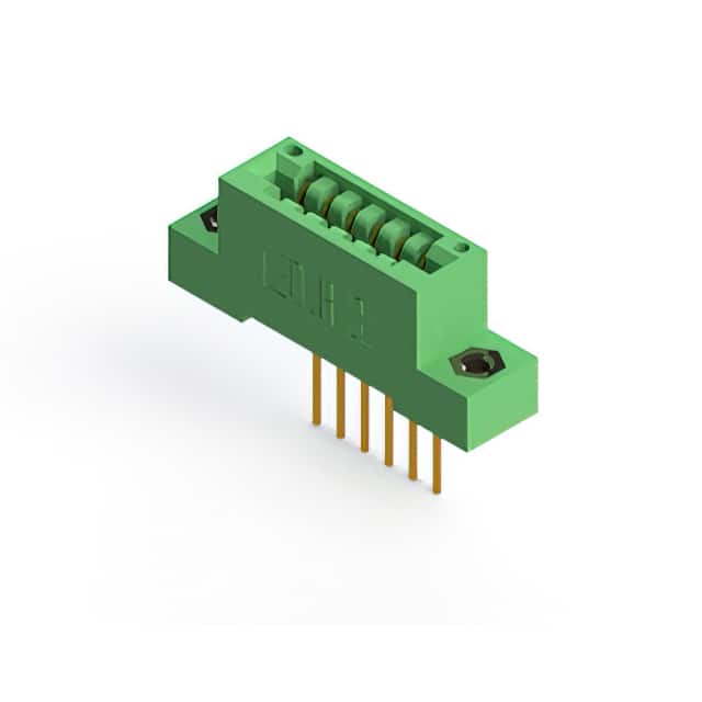 346-006-541-108 CONN EDGE SGL FMALE 6POS 0.125