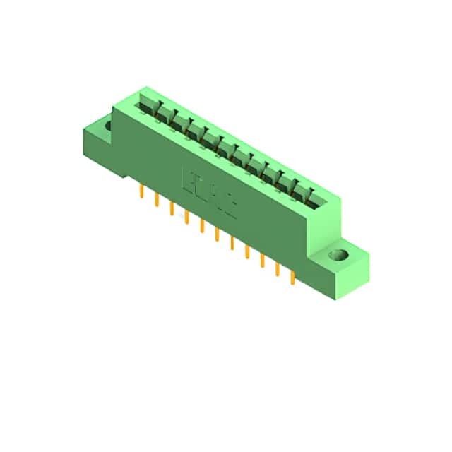 337-022-541-204 CONN EDGE DUAL FMALE 22POS 0.156