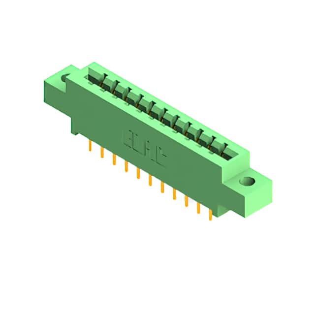 337-022-523-804 CONN EDGE DUAL FMALE 22POS 0.156