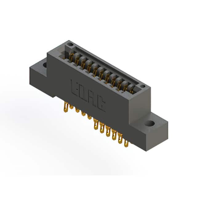 395-022-555-202 CONN EDGE DUAL FMALE 22POS 0.100