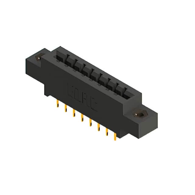 387-008-558-608 CONN EDGE SGL FMALE 8POS 0.156