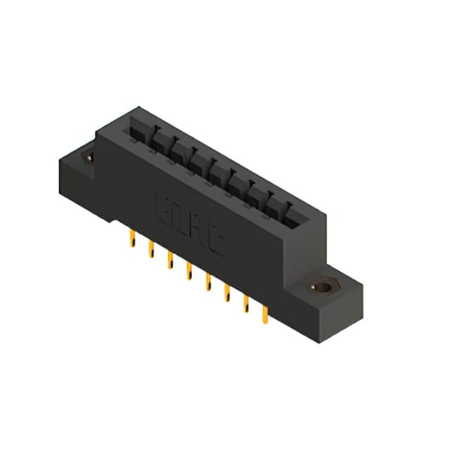 387-008-558-107 CONN EDGE SGL FMALE 8POS 0.156