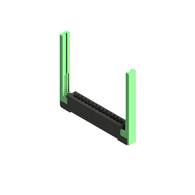 387-013-544-168 CONN EDGE SGL FMALE 13POS 0.156