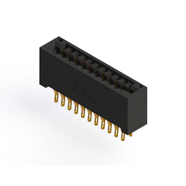 396-022-555-201 CONN EDGE DUAL FMALE 22POS 0.125