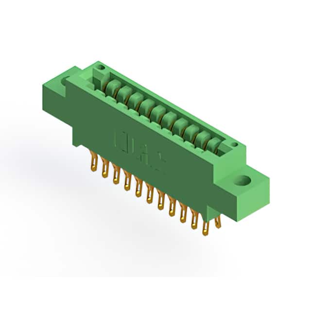 346-022-555-804 CONN EDGE DUAL FMALE 22POS 0.125