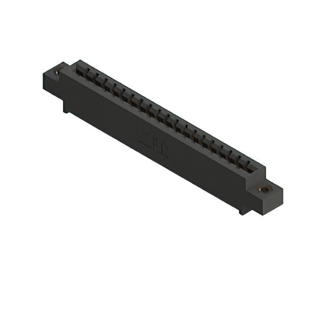 387-019-541-607 CONN EDGE SGL FMALE 19POS 0.156