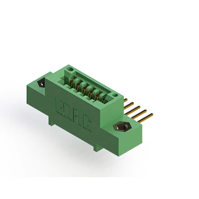345-006-559-408 CONN EDGE SINGLE FML 6POS 0.100