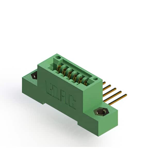 345-006-559-107 CONN EDGE SINGLE FML 6POS 0.100