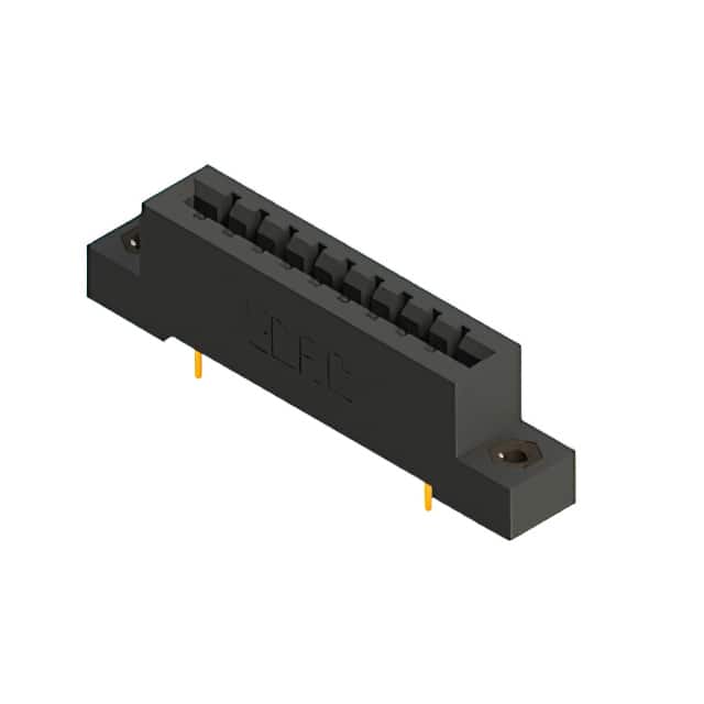 387-009-558-108 CONN EDGE SGL FMALE 9POS 0.156
