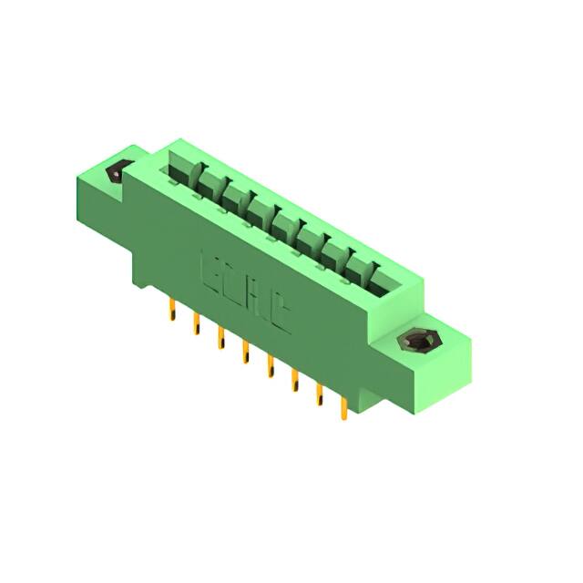 337-008-558-608 CONN EDGE SGL FMALE 8POS 0.156