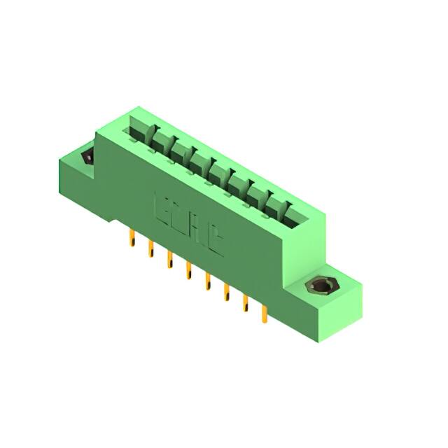 337-008-558-107 CONN EDGE SGL FMALE 8POS 0.156