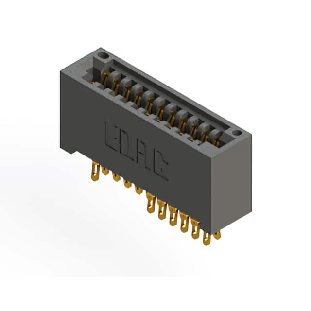 395-022-555-201 CONN EDGE DUAL FMALE 22POS 0.100