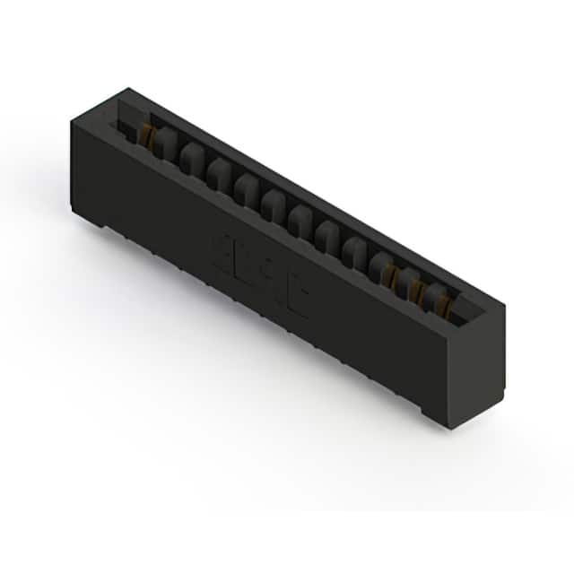 357-012-505-101 CONN EDGE SGL FMALE 12POS 0.156