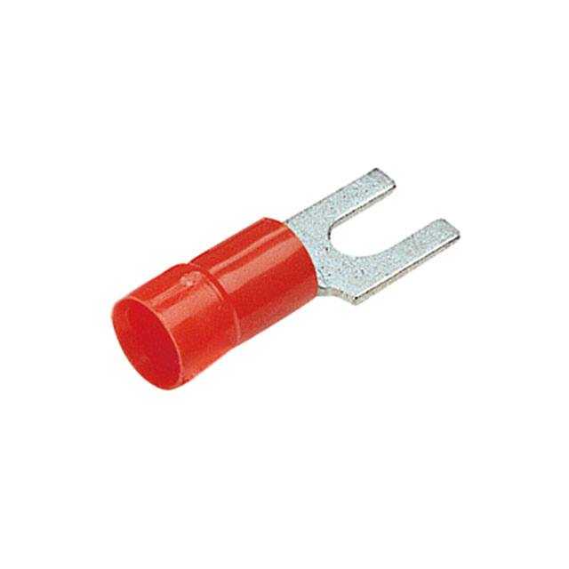 PV18-6FNB-3K CONN SPADE TERM 18-22AWG #6 RED