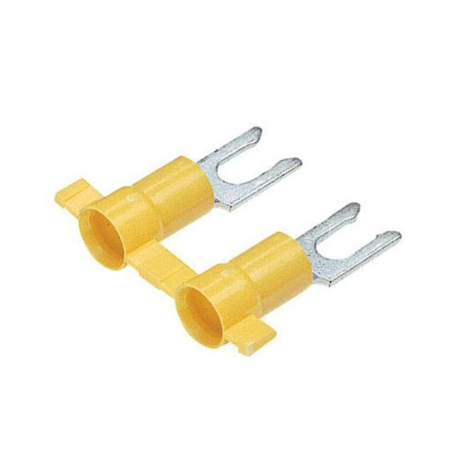 PV10-10LFB-2K CONN SPADE TERM 10-12AWG #10 YEL