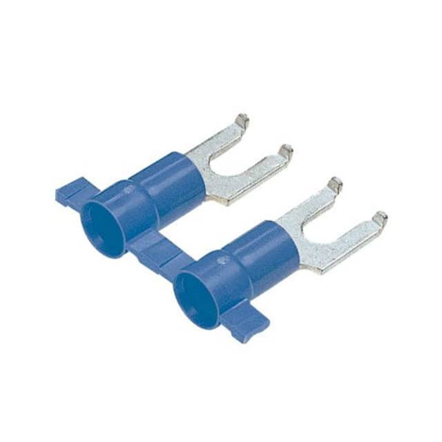PV14-8FFB-3K CONN SPADE TERM 14-16AWG #8 BLU