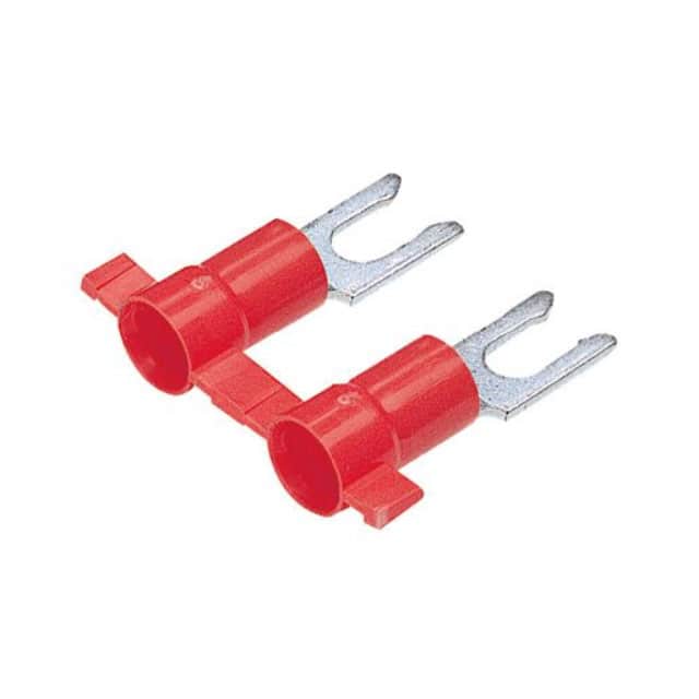 PV18-8LFB-3K CONN SPADE TERM 18-22AWG #8 RED