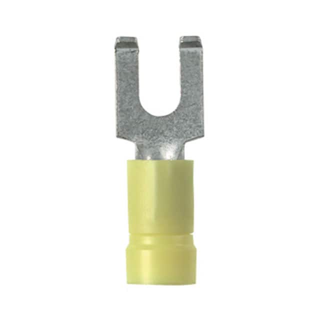 PV10-8FF-L CONN SPADE TERM 10-12AWG #8 YEL