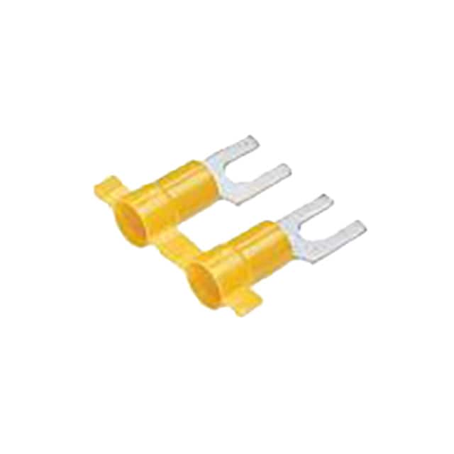 PV10-8FB-2K CONN SPADE TERM 10-12AWG #8 YEL