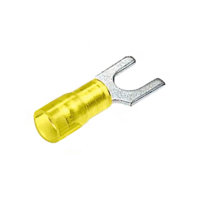 PNF10-6F-2K CONN SPADE TERM 10-12AWG #6 YEL
