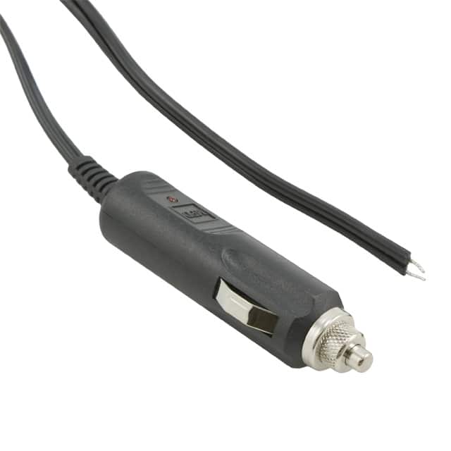 ZA5074-B AUTO CBL ASSY W/PLG 12V 5A W/LED