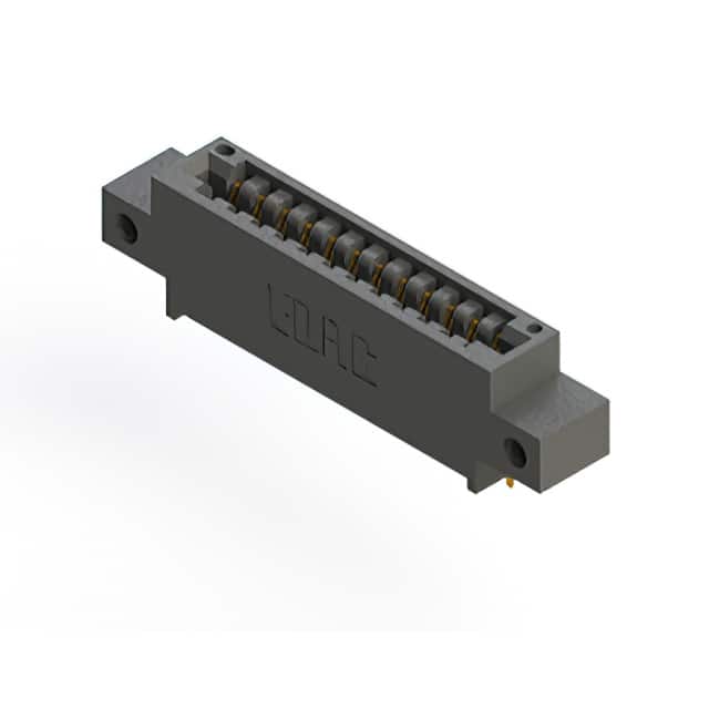 396-012-520-612 CONN EDGE SGL FMALE 12POS 0.125