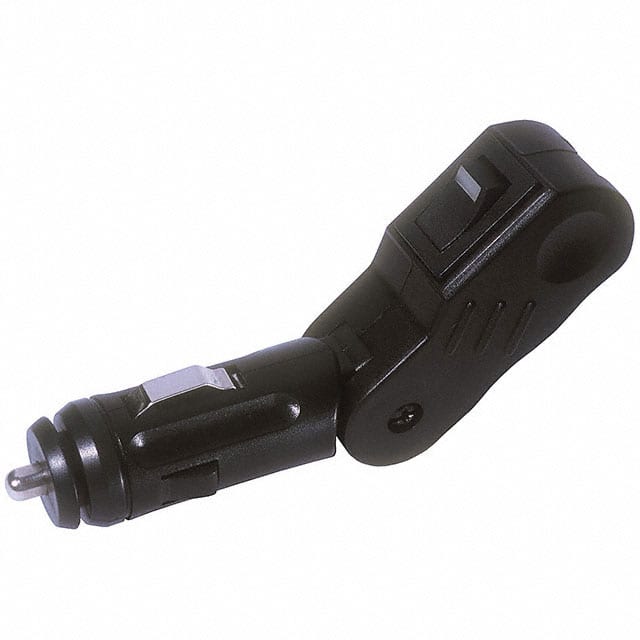 AP-120 AUTO PWR PLUG 12V 5A W/LED BLACK