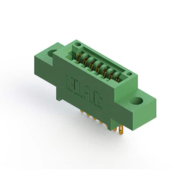 345-007-500-604 CONN EDGE SINGLE FML 7POS 0.100