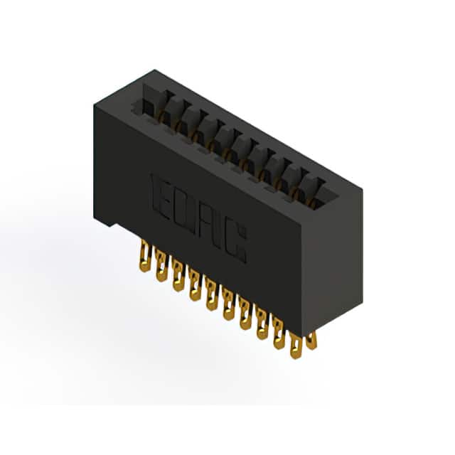 392-020-555-201 CONN EDGE DUAL FMALE 20POS 0.100