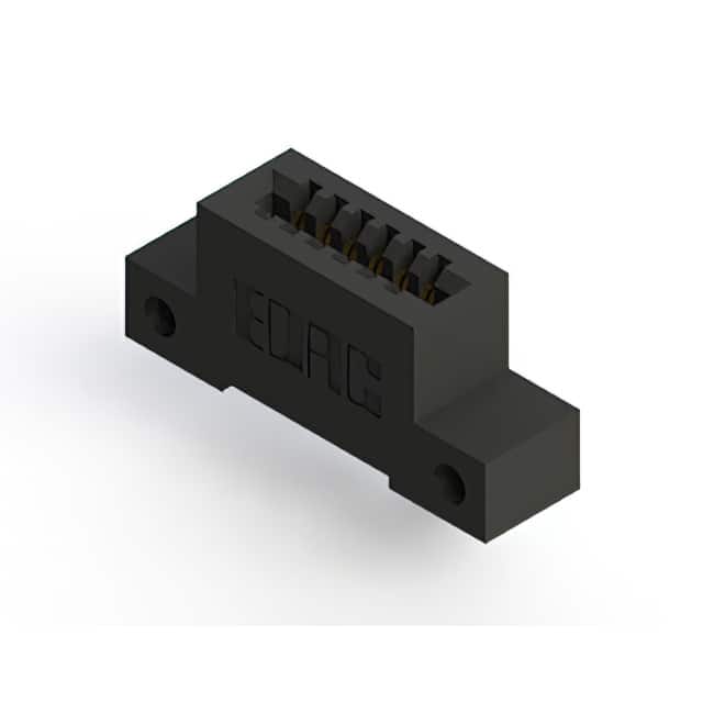 392-006-524-112 CONN EDGE SINGLE FML 6POS 0.100