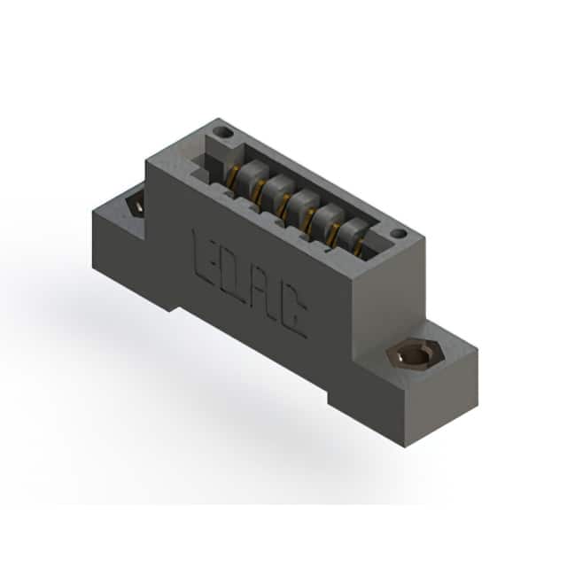 396-006-521-107 CONN EDGE SGL FMALE 6POS 0.125