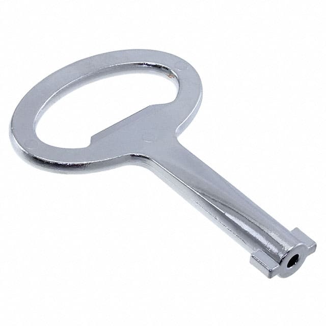 36813 KEY 3 MM DOUBLE BIT ZAMAK CHROME