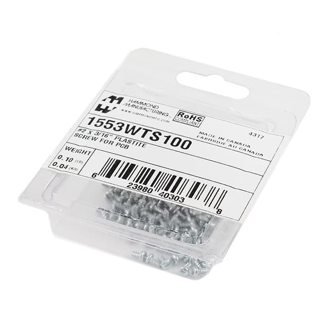 1553WTS100 #2X3/16 P.C.B. MOUNTING SCREWS