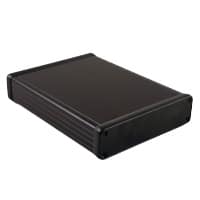 1455RALBK-10 END PANEL ALUMINUM BLACK 10/PACK