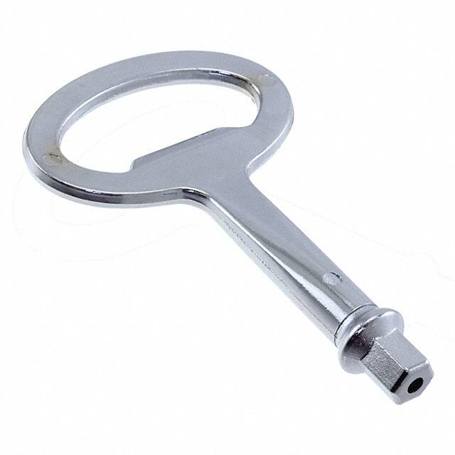 36868 KEY 8 MM HEX ZAMAK CHROME FINISH
