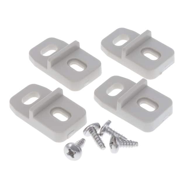 MF0061 MOUNT FEET ABS CLOSED SLOT SET/4