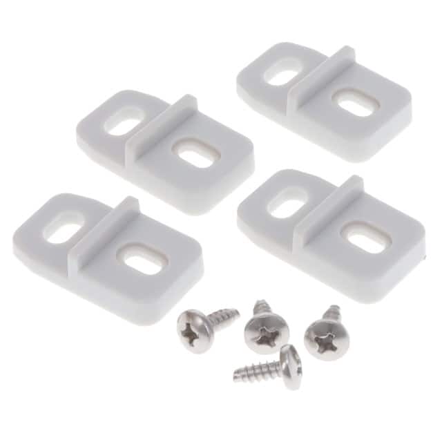 MF0060 MOUNT FEET POLY CLOSD SLOT SET/4