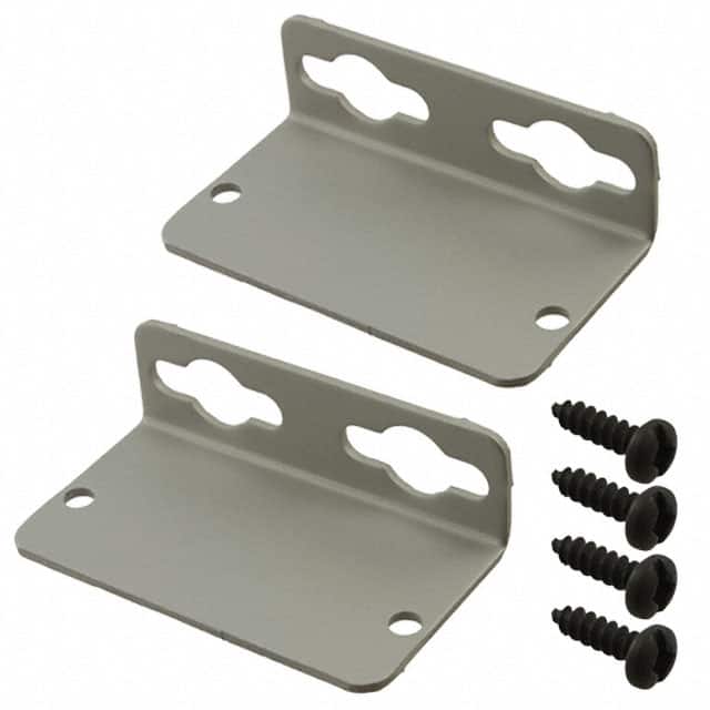 1455CF FLANGE 1.181X2.126" CLEAR 2/PKG