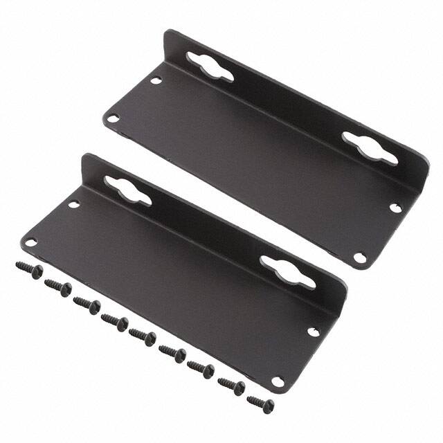 1455LFBK FLANGE 1.461X4.055" BLACK 2/PKG