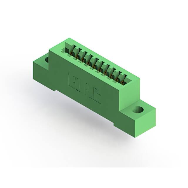 342-010-520-104 CONN EDGE SINGLE FML 10POS 0.100