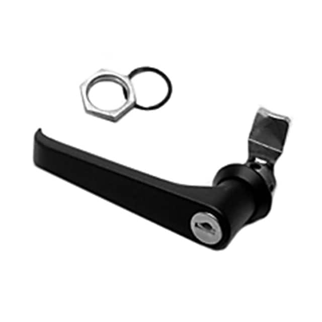 EHLL LATCH HANDLE LOCKING L BLACK