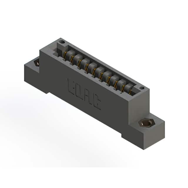 396-010-521-107 CONN EDGE SGL FMALE 10POS 0.125