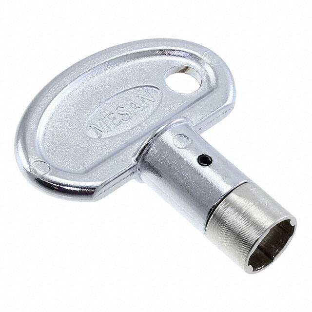 36911 KEY TUBULAR METAL CHROME FINISH