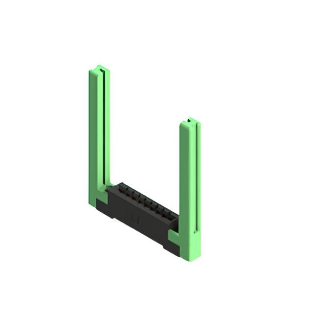 387-008-559-158 CONN EDGE SGL FMALE 8POS 0.156