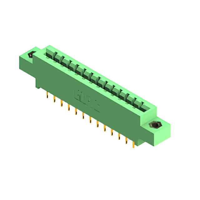 337-013-558-607 CONN EDGE SGL FMALE 13POS 0.156
