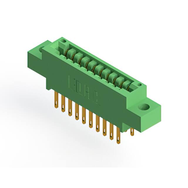 346-020-500-804 CONN EDGE DUAL FMALE 20POS 0.125