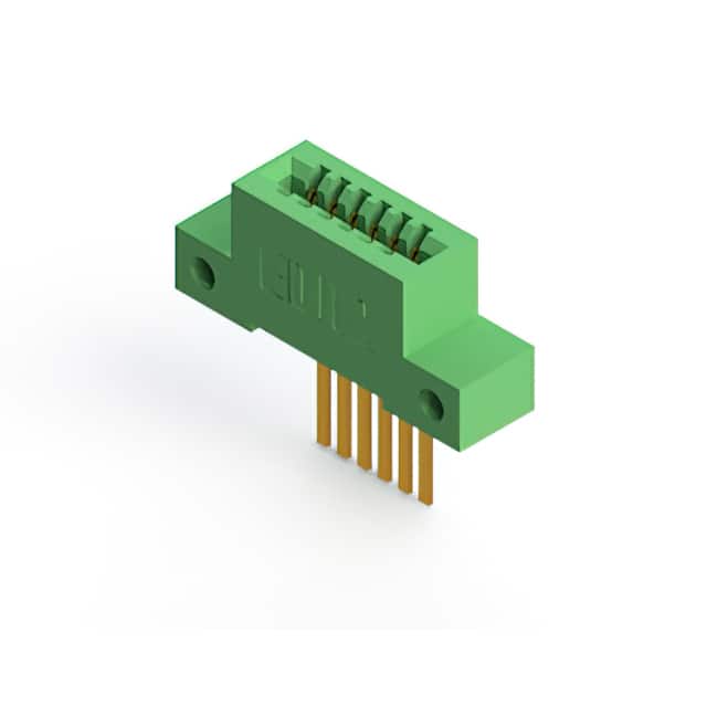 342-006-544-112 CONN EDGE SINGLE FML 6POS 0.100