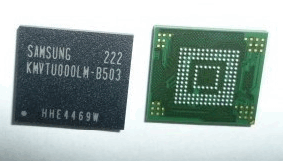 KMVTU000LM-B503 The Samsung KMVTU000LM-B503 is a 16GB eMMC Flash Memory integrated with a controller. It offers managed storage, wear leveling, and stable throughput.