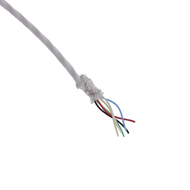 TAU-2619,06-A CABLE 6CON 26AWG WHT SHLD 100'