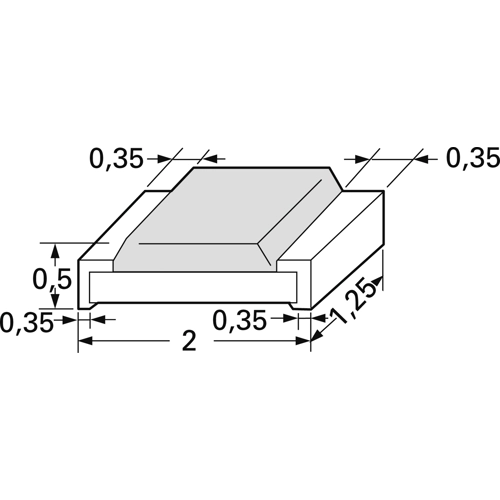 RC0805FR-074K3L The Yageo RC0805FR-074K3L is a surface mount chip resistor from the RC_L series. It offers a resistance of 4.3 kOhms with a tolerance of ±1% and a power rating of 1/8W.